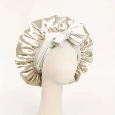 Heavenly Hair Pink Silk Bonnet