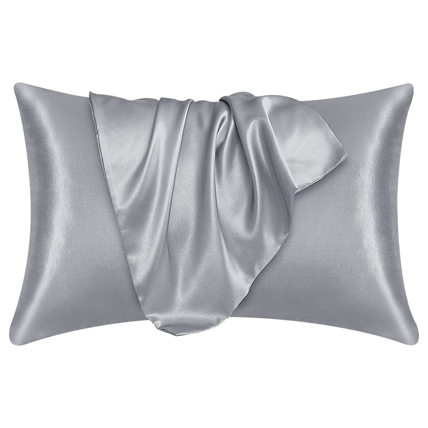 Satin Silk Pillow Covers (2 Pack)