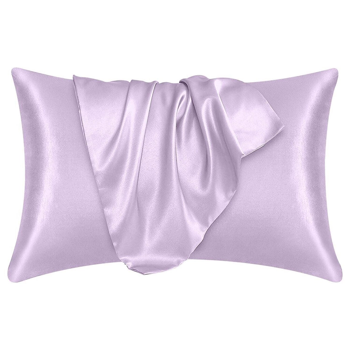 Satin Silk Pillow Covers (2 Pack)